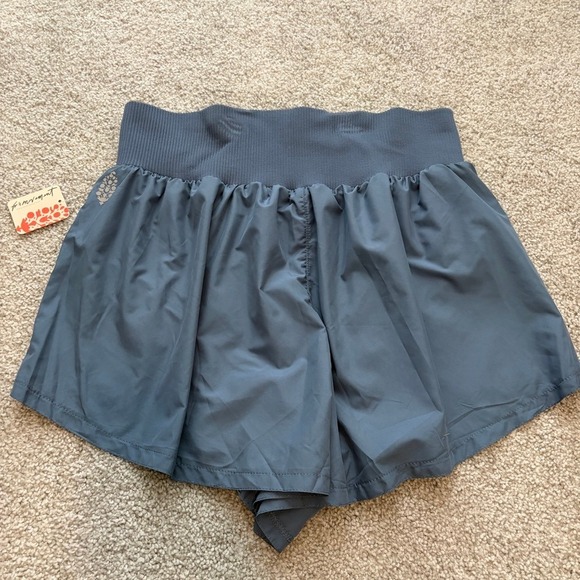 Free People Movement Carpe Diem Shorts Womens XL Blue Athletic Sporty Preppy - Picture 7 of 9